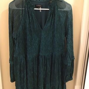 1. State Teal Textured Dress